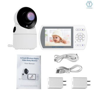 【Ready Stock】Baby Safe ☋★3.5 inch Wireless TFT LCD Video Baby Monitor with Night Vision Real-time Te