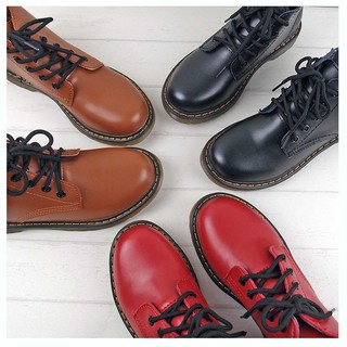 Ankle Leather Boots Fashionable boots (1)