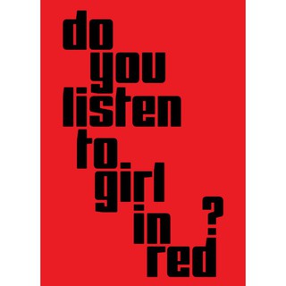 Do you listen to girl in red a4 Poster