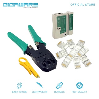 Network Crimping Tool Set 3 in 1 with 20pcs RJ45