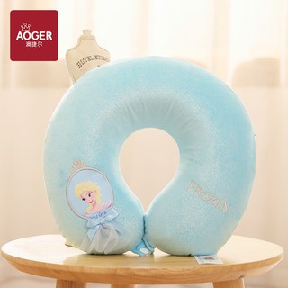 Maternity Pillows☞✾▫【recommended】Els Frozen U-shaped Pillow Disney Cartoon Elsa Stuff Plush Pillow f