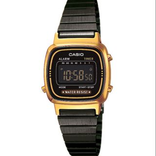 Casio Vintage LA-670WEGB-1B Gold Black