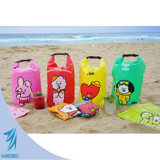 BTS BT21 Official Authentic Product Character Vacation Summer Duffel Beach Bag (8)