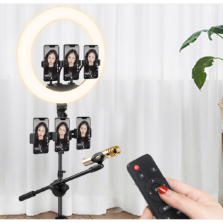 READY STOCK 18 Inch Anchor Live Fill Light 45CM Selfie Lamp Live Tripod Ring Light ✨ (8)