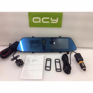 A75 Car DVR Mirror DUAL Cam touch screen Dashboard (4)
