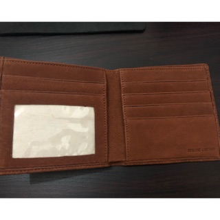 Genuine Leather made in USA bifold wallet