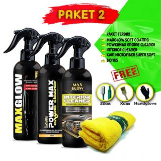 Kinclong Package 2 Shiny engine cleaner degreaser interior cleaner PKT