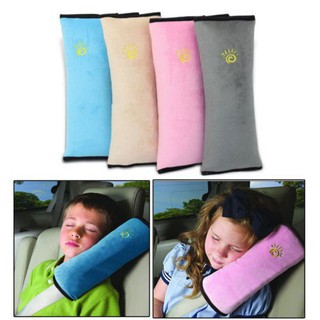 convenient bed pillow baby pillow◑№Kid Safety Car Seat Belt Pad Strap Harness Shoulder Sleep Pillow