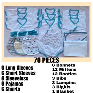70 Pieces New Born Baru Baruan Baby Clothes Set Good Quality Cotton