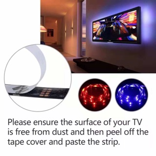 L10 1 & 2 Meter USB RGB SMD5050 LED Strip lamp TV Background Light 50CM 100CM 200CM (4)