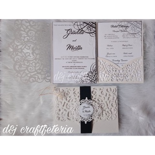 Elegant envelope wedding invitation