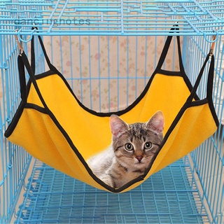 Cat Hanging Bed Pet Kitten Hammock Soft Fleece Hamster Ferret Cage Beds