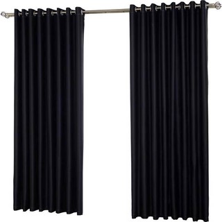 COD 1PC Curtain Blackout 100% Sunshade 215x150cm with 8 Ring each Kurtina Home Decor Curtain Hans