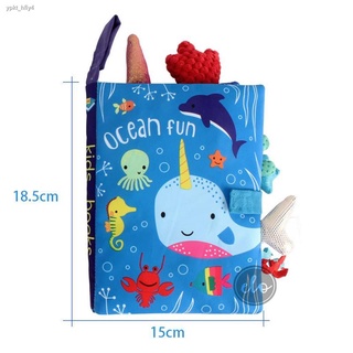 ■Baby Educational Cloth Books Washable Cloth Book Tails
