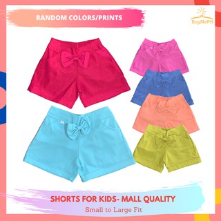 Mall Quality Shorts for Kids with Bow Tie
