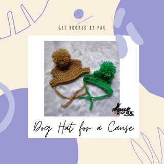 Crochet Dog Hat for a Cause [READ DESCRIPTION FIRST!!]