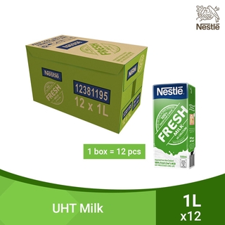 ℗☜NESTLE Fresh Milk 1L - Pack of 12