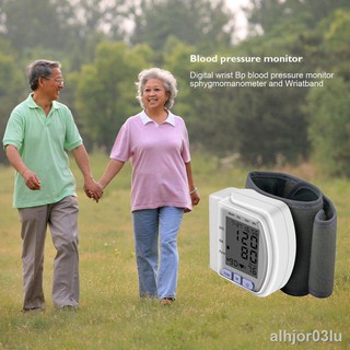 ๑▫Digital Wrist Blood Pressure Monitor Sphygmomanometer with Wriatband