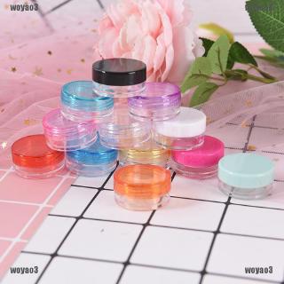 5pcs 3g empty cosmetic container jar pot makeup travel face cream bottle☆
