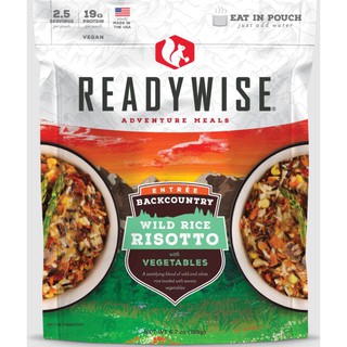 Readywise Wild Rice Risotto with Vegetable MRE (15 Yrs shelf life USA Made)