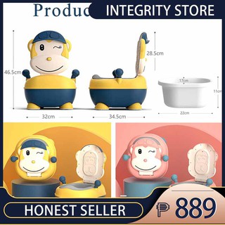 Kids Toilets Toddler Infant Potty Toilet Seat for Kids Potty Training Toilet Cartoon Potty Chair for