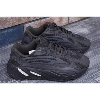 Adidas running shoes adidas Yeezy Boost 700 V2 all black men shoes runnning sneakers lace up