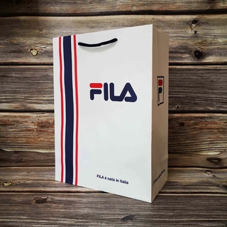 5PCS FILA Branded Paper Bags Franchised Paper Handbag for T-shirt Gift Set High Quality (1)