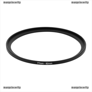 manysincerity 77mm-82mm 77 to 82 Step Up Ring Filter Stepping Adapter