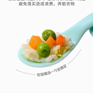 【Hot Sale/In Stock】 Baby practice | 12 models of baby learn to eat spoon practice spoon 1 year old K (4)