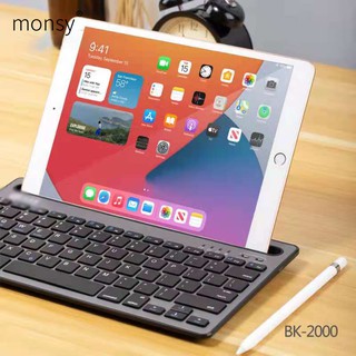 Monsy Keyboard Wireless Keyboard Ultra-Thin Mini Keyboard Bluetooth Keyboard BK2000 (7)