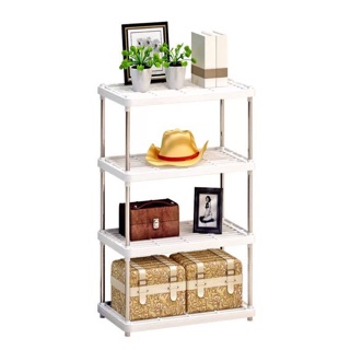 SHOPP INN Multifunctional Shelf Storage Rack White (2)