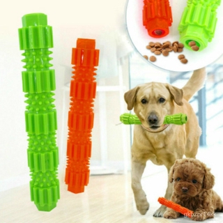 Durable Dog Chew Toy Dog Toothbrush Stick Soft Rubber Tooth Cleaning Point Massage Small Dog Toothpa