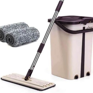 mop✧▤Khyrie Store I COD I Fast & Effective Floor Mop with Washable Microfiber Pad