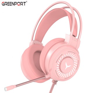 Greenport Gaming headphones Noise Cancelling with mic Over Ear Wired Headphone 3.5mm jack port headphone with micrphone