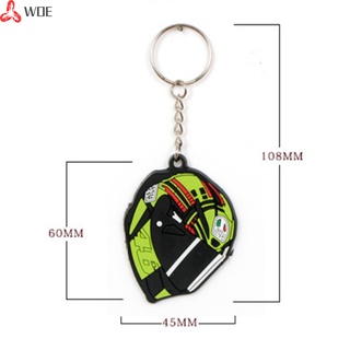 UZI Mini Motorcycle Key Ring Fashion Design Rubber Keychain Pendant for Key Decoration (7)