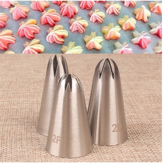 1M 2F 2D Nozzle tip for Cake Icing Buttercream Pastry Piping Tip Cake Decorating Baking Tool set