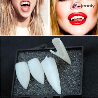 【JNY】 4 pcs/lot Vampire Teeth Halloween Party Dentures Props Vampire Devil Fangs Party