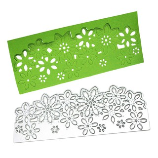 Flower Frame Edge Cutting Dies Stencil DIY Scrapbooking Craft Paper Card (5)