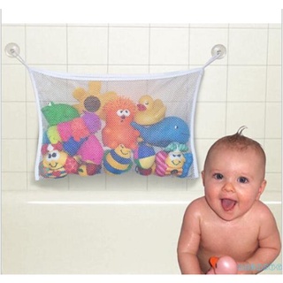 stuff toys❂☞CHT-Baby Toy Storage Bag Bath Bathtub Suction Bathroom Stuff Net Holder Doll Organizer