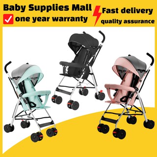 Baby stroller foldable lightweight baby safety belt seat mother stroller lightweight stroller