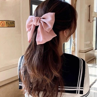 Beautifully Red Hairpin Spring Clip Adult Hair Clip Oversized Girl Clip Big Bow Girls Hairpin
