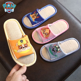 Paw Patrol Slippers Wang Wang Team Children S Slippers Boys New Home Linen Slippers Soft Bottom Cute Indoor Spring Slippers