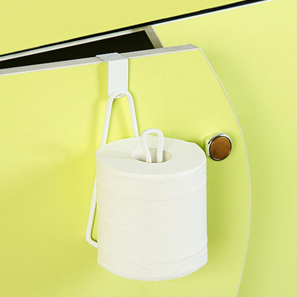 Toilet Paper Roll Tissue Holder Bathroom Kitchen Rack Hanging Storage Organizer