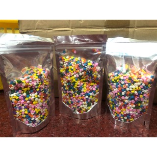 Mixed confetti candy dragees sprinkles edible cake topper 100g
