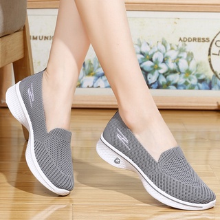 Slip on Women shoes sale new Korean Leisure and Fashion Sneakers Fly weave breathable shoes COD