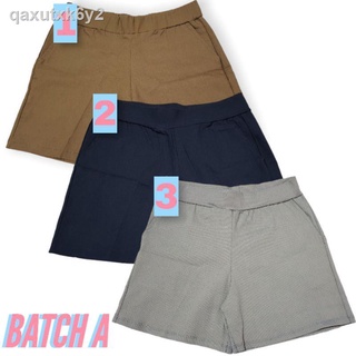 Women Clothes Shorts✆✒Plaid highwaist casual shorts with Pockets | Freesize | 24 - 32