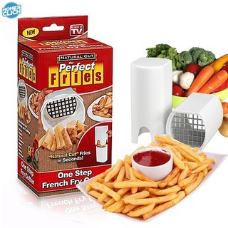 Perfect Fries Natural French Fry Cutter (White)