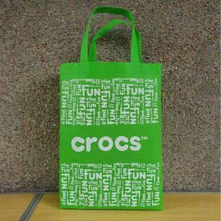 Crocs Accessories EcoBags Non-Woven Biodegradable Color Green