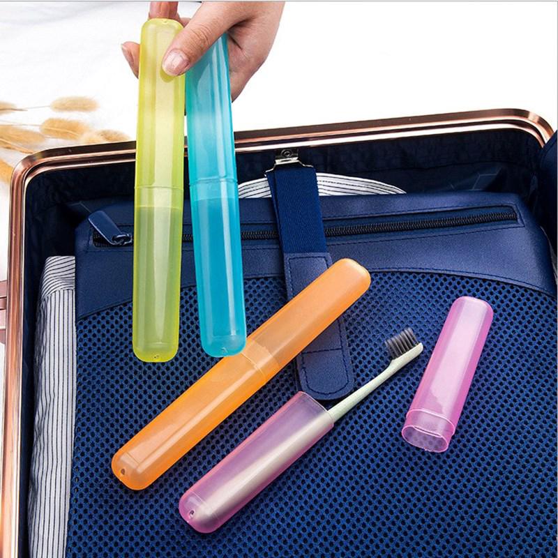 Plastic Portable Toothbrush Case Box Travel Protect Holder