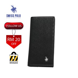 SWISS POLO RFID Long Wallet SW 138-1 Black